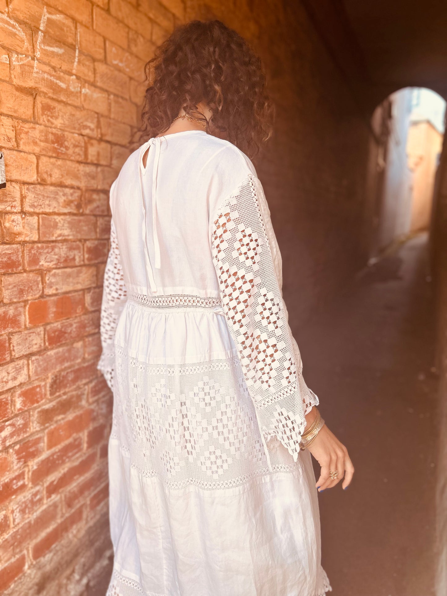 Vintage lace dress -free size