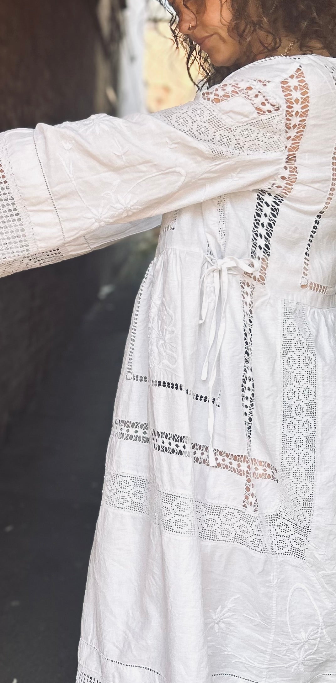 Vintage lace dress -free size