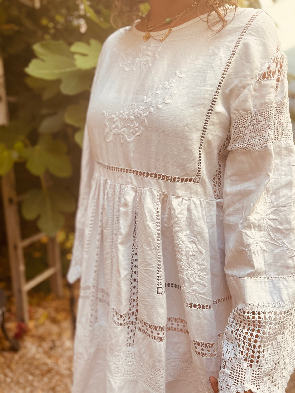 Vintage lace dress -free size